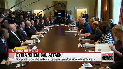 Trump vows quick action on 'heinous' Syria chemical attack