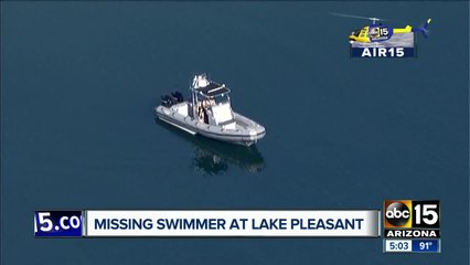 MCSO divers searching for missing swimmer at Lake Pleasant