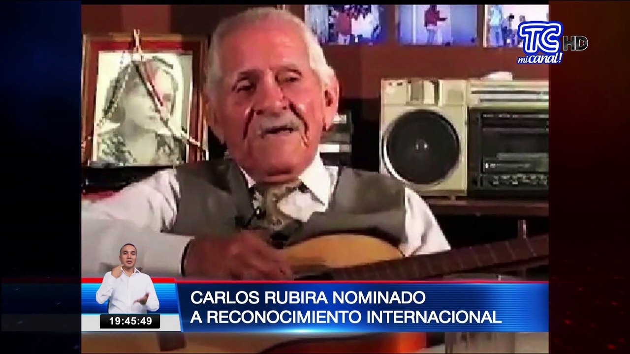 Carlos Rubira Infante, a punto de estar en el paseo de la fama