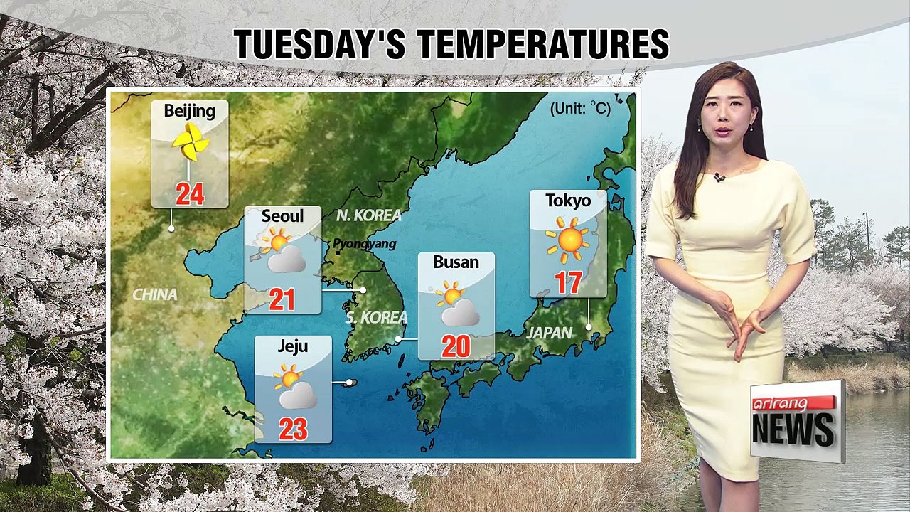 Highs will be warm, evening rain on the way _ 041018