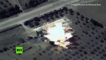 Rusia bombardea depósitos de armas del Estado Islámico en Siria