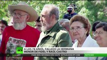 Fallece Agustina, la hermana menor de Fidel y Raúl Castro