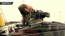 Decenas de tanques alemanes llegan a Lituania como parte del despliegue de la OTAN