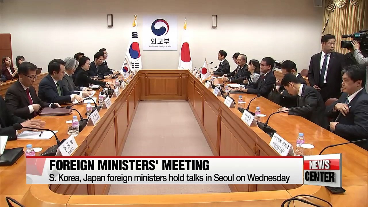 S. Korea-Japan foreign ministers hold talks on bilateral ties and N. Korea's nuclear issue