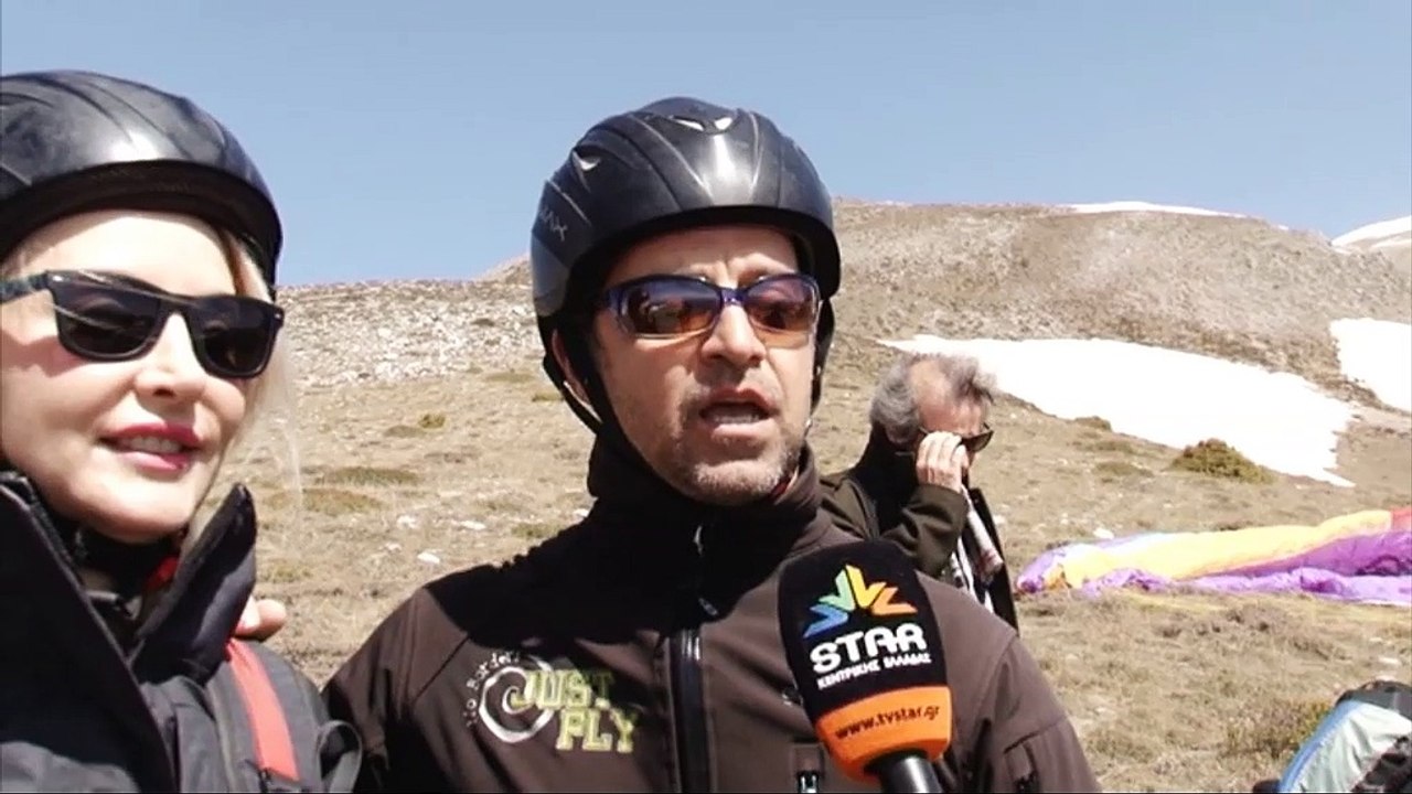 Parapente στο Βελούχι με λιακάδα