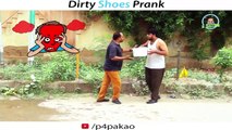 MOST FUNNY PRANK OF PAKISTAN / DIRTY SHOES/MUST WATCH /PRANKS BY HUSSAIN RAZA