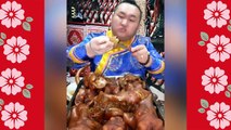 MEOGBANG BJ COMPILATION-CHINESE FOOD-MUKBANG-challenge-Beauty eat strange food-asian food-NO.127
