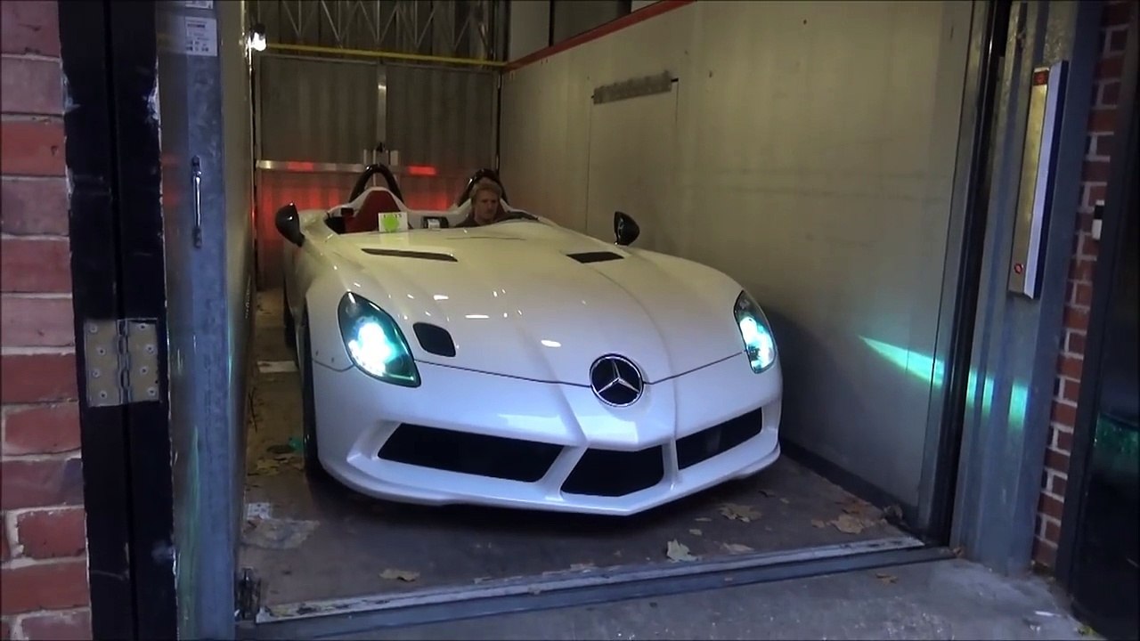 McLaren SLR Stirling Moss Start, Revs and Driving in London!