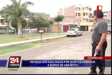 Chorrillos: víctima de robo al paso brinda sus descargos