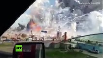 PRIMERAS IMÁGENES: Explosiones en un mercado de pirotecnia de México