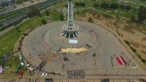 The Best - Pakistan Drone Aerial View of Minar-e-Pakistan (Drone Footage) HD