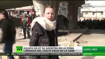 RT, desde la zona recién liberada del centro de Alepo [EXCLUSIVO]