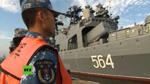 Rusia y China realizan maniobras navales en el mar en disputa