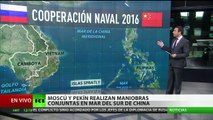 Rusia y China inician las mayores maniobras navales en el mar en disputa