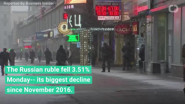 Ruble Plunges, Stocks Tumble As US Sanctions On Russia Bite