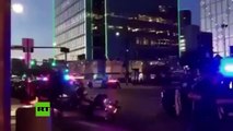 Caos durante tiroteo en Dallas que dejó 4 policías muertos y varios heridos