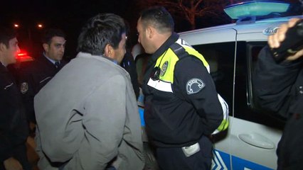 Polisten 20 kilometre kaçtı, yakalanınca “Görmedim” dedi