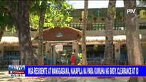 Mga residente at manggagawa, nakapila na para kumuha ng brgy clearance at ID