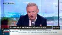 Brunet & Neumann : Emmanuel Macron veut réparer le lien entre l'église et l'Etat - 10/04