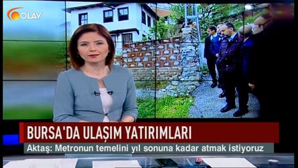 Bursa'da ulaşım yatırımları
