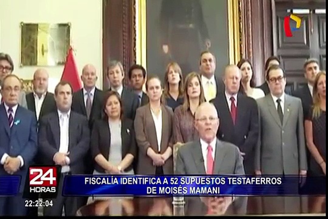 Fiscalía identifica a 52 supuestos testaferros del congresista Mamani