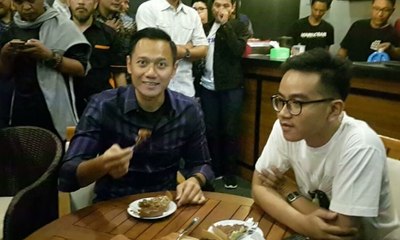 Ini yang Dibicarakan Saat AHY Bertemu Gibran di Markobar