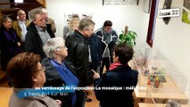 Au vernissage de l'exposition La mosaïque : méli-mélo à Saint Pol sur Mer