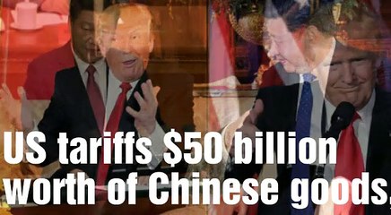 TRUMP THREATENED CHINA WITH NEW 100 BILLION DOLLARS OF TARIFF PLAN