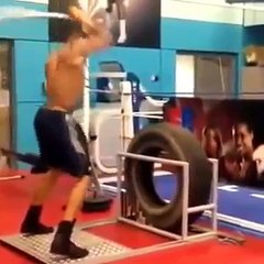 Anthony Joshuas Intense Training Workout