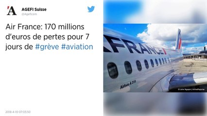 Air France. La grève continue et coûte 170 millions d’euros selon la compagnie.