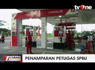 Tidak Dilayani, Ibu Ini Tampar Petugas SPBU