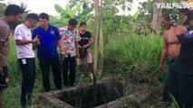 Cow Rescued After Falling Down the Drain