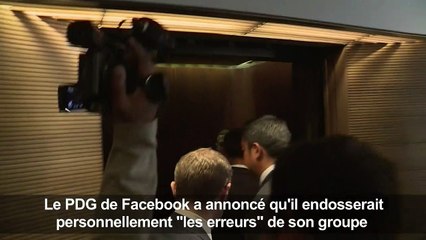 Facebook : Mark Zuckerberg va s'excuser devant le Congrès