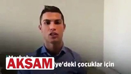 Cristiano Ronaldo�dan Suriye mesajı!;
