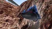 High Speed Jumps Crashes - BeamNG drive (air balloon crashes) - Special 10,000 Subscriber