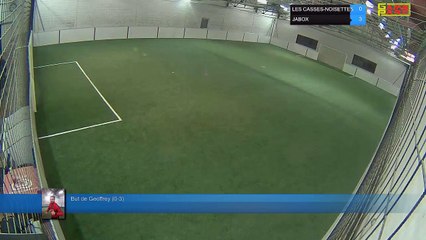 But de Geoffrey (0-3) - LES CASSES-NOISETTES Vs JABOX - 09/04/18 21:00 - LIGUE 3