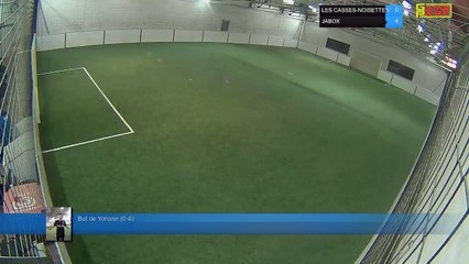 But de Yohann (0-4) - LES CASSES-NOISETTES Vs JABOX - 09/04/18 21:00 - LIGUE 3 - Poitiers Game Parc