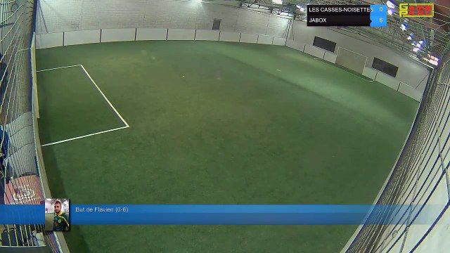 But de Flavien (0-6) - LES CASSES-NOISETTES Vs JABOX - 09/04/18 21:00 - LIGUE 3 - Poitiers Game Parc