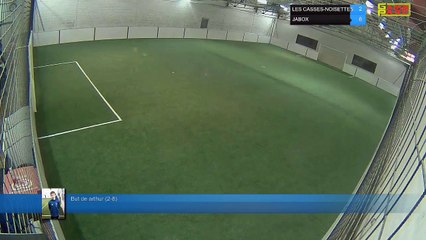 But de arthur (2-8) - LES CASSES-NOISETTES Vs JABOX - 09/04/18 21:00 - LIGUE 3 - Poitiers Game Parc