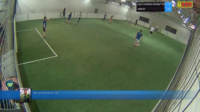 But de Flavien (3-12) - LES CASSES-NOISETTES Vs JABOX - 09/04/18 21:00 - LIGUE 3
