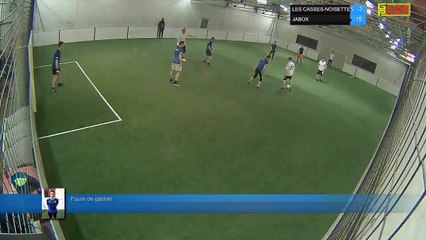 Faute de gabriel - LES CASSES-NOISETTES Vs JABOX - 09/04/18 21:00 - LIGUE 3 - Poitiers Game Parc
