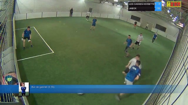 But de gabriel (3-16) - LES CASSES-NOISETTES Vs JABOX - 09/04/18 21:00 - LIGUE 3