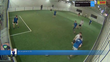 But de gabriel (3-16) - LES CASSES-NOISETTES Vs JABOX - 09/04/18 21:00 - LIGUE 3