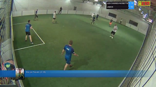But de Flavien (3-18) - LES CASSES-NOISETTES Vs JABOX - 09/04/18 21:00 - LIGUE 3