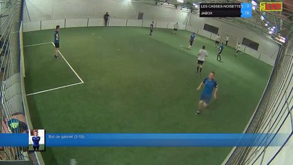 But de gabriel (3-19) - LES CASSES-NOISETTES Vs JABOX - 09/04/18 21:00 - LIGUE 3