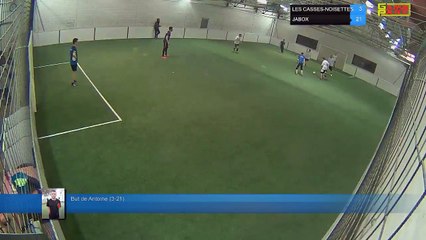 But de Antoine (3-21) - LES CASSES-NOISETTES Vs JABOX - 09/04/18 21:00 - LIGUE 3
