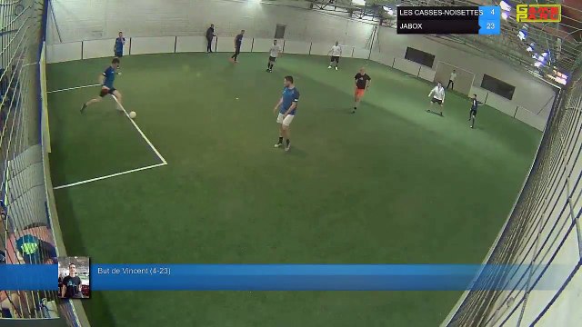But de Vincent (4-23) - LES CASSES-NOISETTES Vs JABOX - 09/04/18 21:00 - LIGUE 3