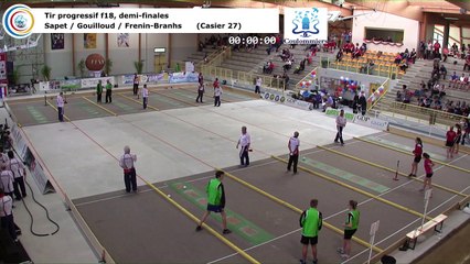 Demi-finales, tir progressif F18, France Tirs, Coulommiers 2018