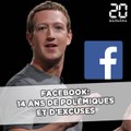 Facebook: 14 ans de polémiques et d'excuses de Mark Zuckerberg