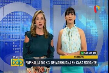 Tumbes: Policía incauta gran cantidad de droga